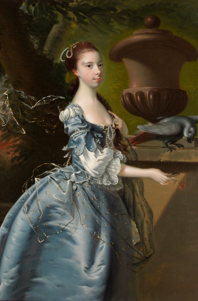Miss Jane Monck, 1760 by Joseph Wright of Derby